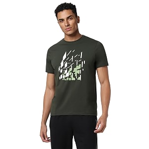 Van Heusen Mens Cotton Slim Fit T-Shirt