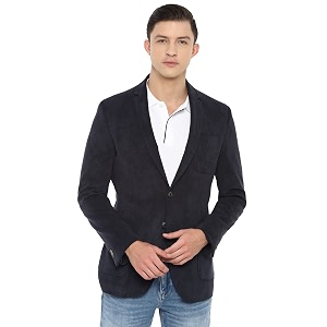 Van Heusen Mens Navy Blazer Regular