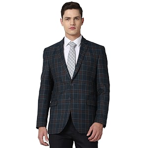 Van Heusen Mens Navy Blazer Slim