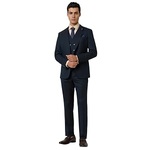 Van Heusen Mens Polyester Blend Three Piece