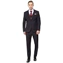 Van Heusen Men39s Polyester Blend Navy Three