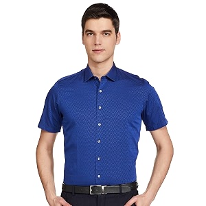 Van Heusen Mens Regular Shirt VHSH517M008530 Navy