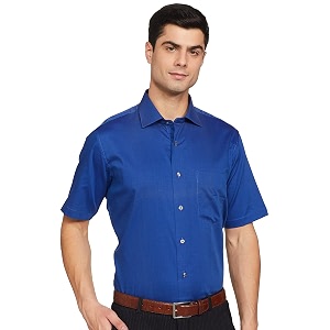 Van Heusen Mens Regular Shirt VHSH517M07279 Blue