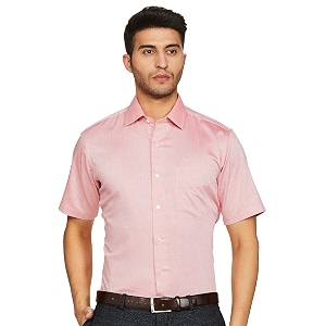 Van Heusen Mens Regular Shirt VHSHBCUFB97792 Orange