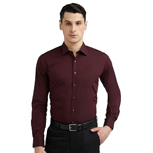 Van Heusen Mens Cotton Slim Fit Solid