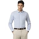 Van Heusen Men Blue Slim Fit Print