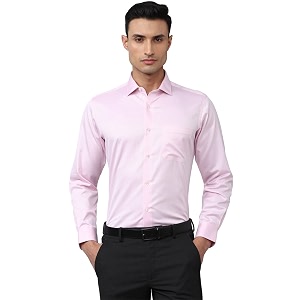 Van Heusen Mens Cotton Solid Regular Fit