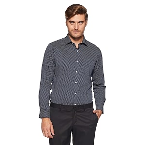 Van Heusen Mens Solid Slim Fit Shirt