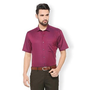 Van Heusen Mens Solid Regular Fit Formal