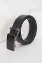 VAN HEUSEN Men Black Genuine Leather Belt