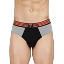 Van Heusen Men Anti Bacterial Brief - 100% Cotton - Pack of 1 - Colour Fresh, Moisture Wicking