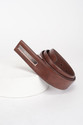 VAN HEUSEN Men Brown Genuine Leather Belt