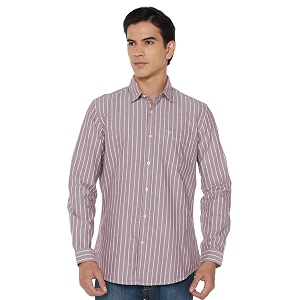 Van Heusen Men Cotton Modern Fit Casual