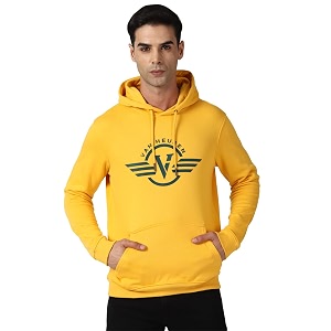 Van Heusen Men Polycotton Hooded Neck Sweatshirt