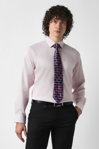 VAN HEUSEN Men Regular Fit Self Design
