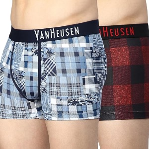 Van Heusen Mens Cotton Trunks - Pack