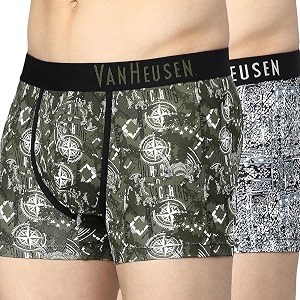 Van Heusen Mens Cotton Trunks - Pack