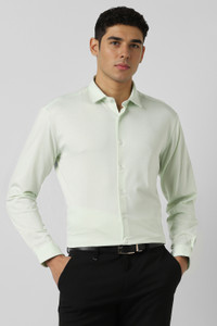 VAN HEUSEN Men Self Design Formal Light