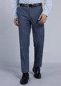VAN HEUSEN Men Slim Fit Blue Polyester