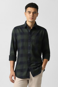 VAN HEUSEN Men Slim Fit Checkered Casual