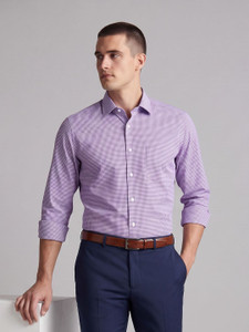 VAN HEUSEN Men Slim Fit Checkered Formal