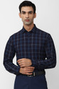VAN HEUSEN Men Slim Fit Checkered Formal