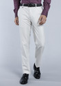 VAN HEUSEN Men Slim Fit Cream Polyester