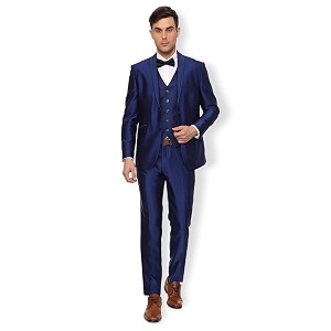 Van Heusen Men Slim Fit Notch Lapel