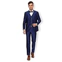 Van Heusen Men Slim Fit Notch Lapel