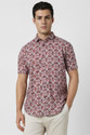 VAN HEUSEN Men Slim Fit Printed Party