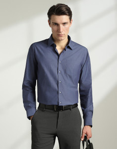 VAN HEUSEN Men Slim Fit Self Design