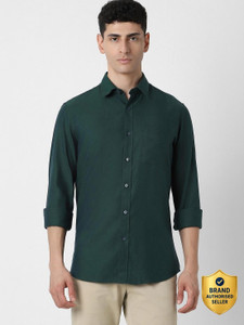 VAN HEUSEN Men Slim Fit Solid Spread