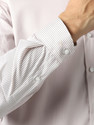 VAN HEUSEN Men Slim Fit Striped Formal