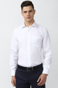 VAN HEUSEN Men Solid Formal White Shirt