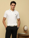 VAN HEUSEN Men Solid Polo Neck Cotton