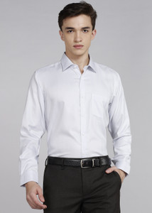 VAN HEUSEN Men Striped Formal White Shirt