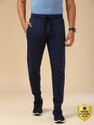 VAN HEUSEN Printed Men Blue Track Pants