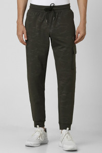 VAN HEUSEN Printed Men Olive Track Pants