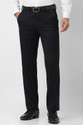 VAN HEUSEN Regular Fit Men Black Trousers