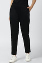 VAN HEUSEN Regular Fit Women Black Trousers