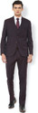 VAN HEUSEN Single Breasted Solid Men Suit