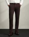 VAN HEUSEN Slim Fit Men Maroon Trousers