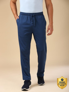 VAN HEUSEN Solid Men Blue Track Pants
