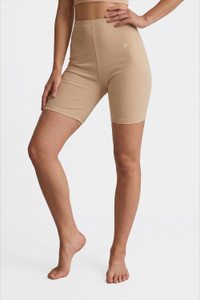 VAN HEUSEN Solid Women Beige Regular Shorts