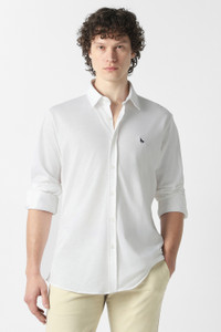 VAN HEUSEN SPORT Men Solid Casual White