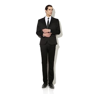 Van Heusen V Dot Mens Notch Lapel
