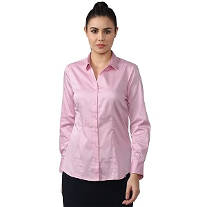 Van Heusen Womens Cotton Solid Regular Fit