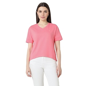 Van Heusen Womens Cotton Regular Fit Half
