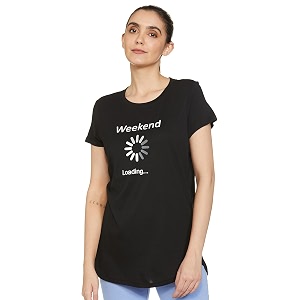 Van Heusen Womens Cotton Regular Fit T-Shirt