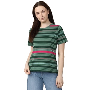 Van Heusen Womens Cotton Regular Fit T-Shirt